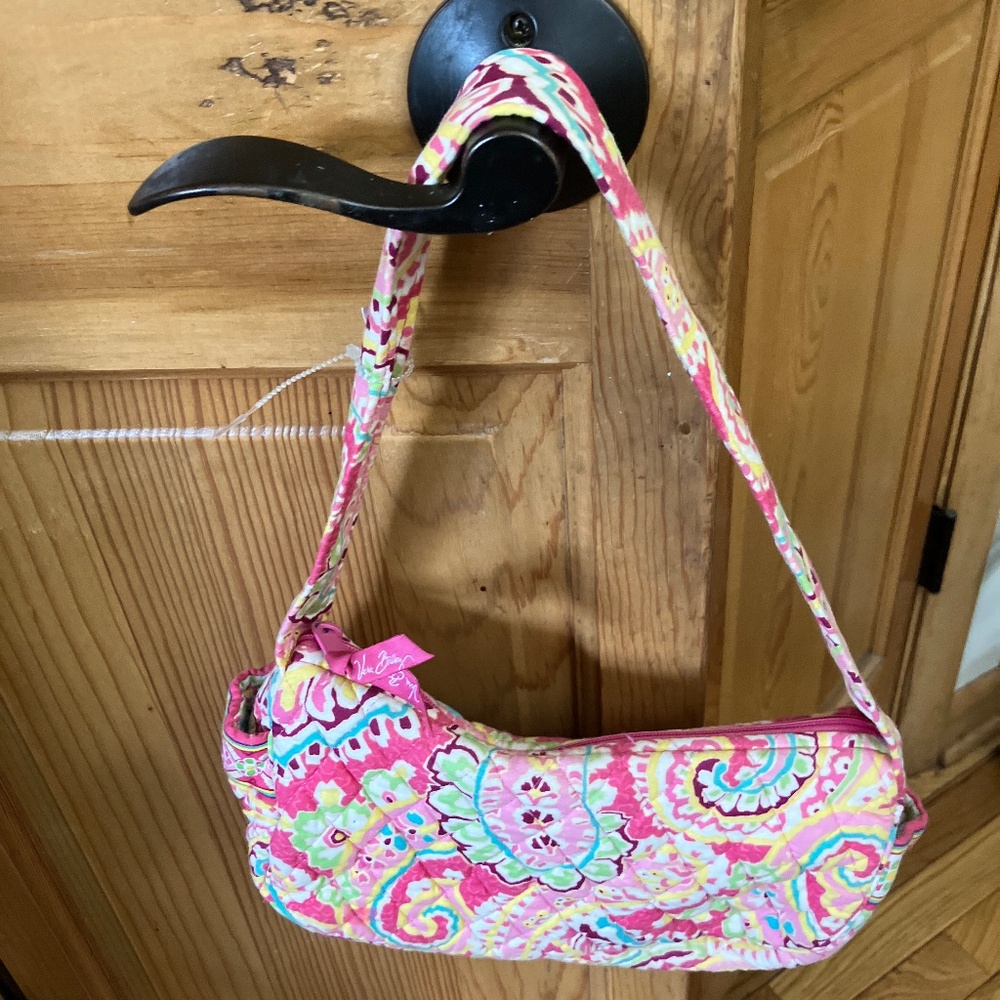 NWT Vera Bradley Pink Floral Satchel